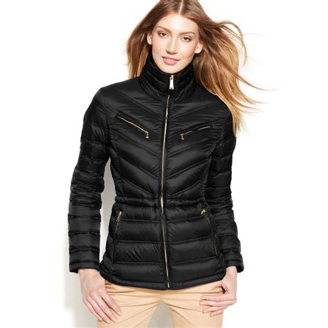 michael kors puffer coat womens|michael kors packable jacket women.